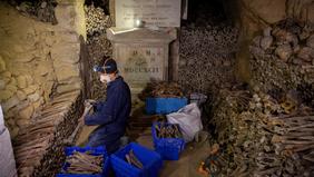 des citoyens tirés au sort participent activement à la restauration des monuments funéraires, préservant ainsi le patrimoine historique local.